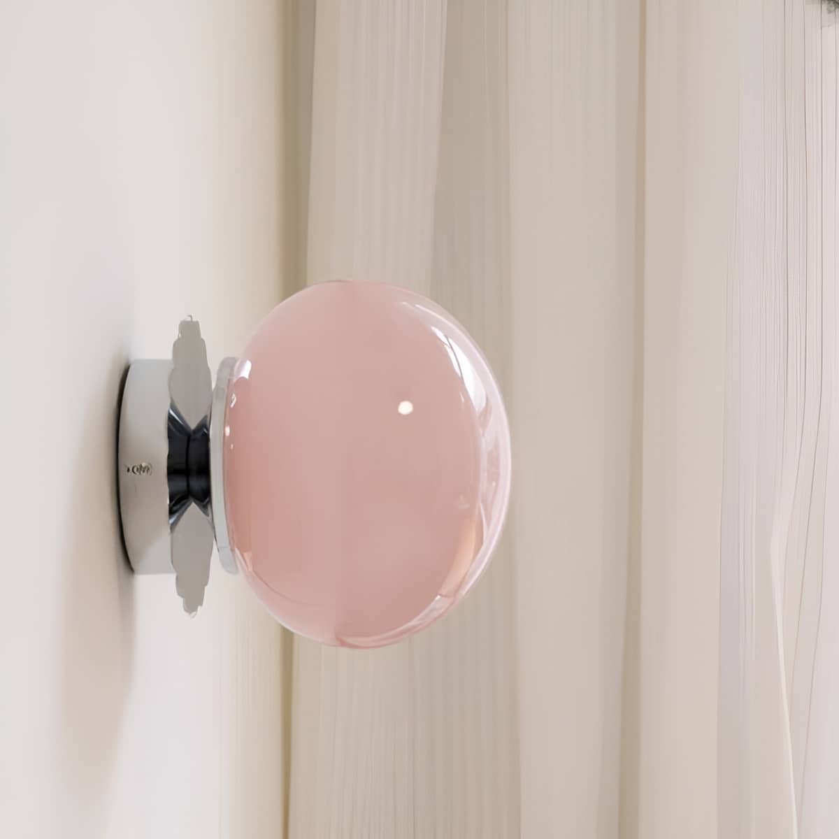 Modern Bauhaus Simple Wall Light with Glass Shade
