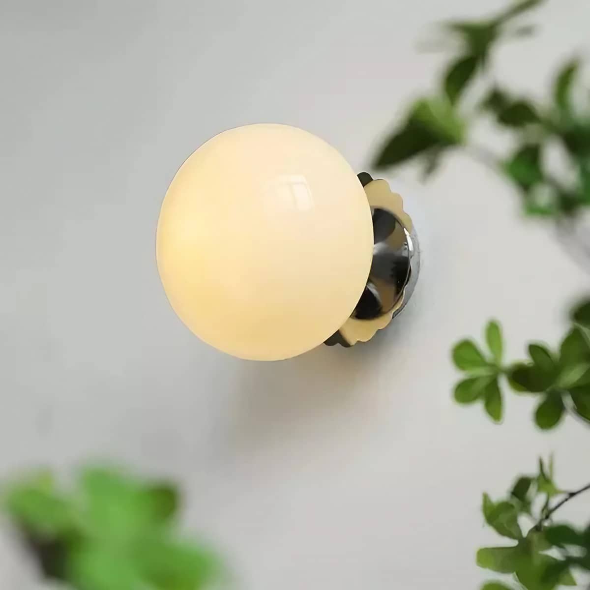 Modern Bauhaus Simple Wall Light with Glass Shade