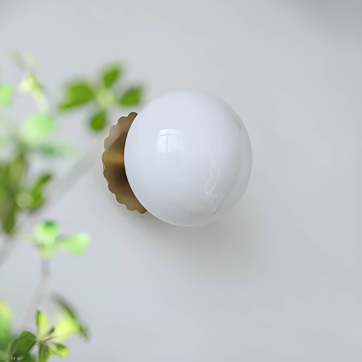 Modern Bauhaus Simple Wall Light with Glass Shade