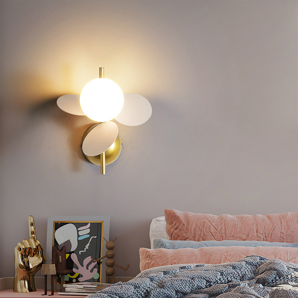 Stylish Art Colorful Flower Wall Light