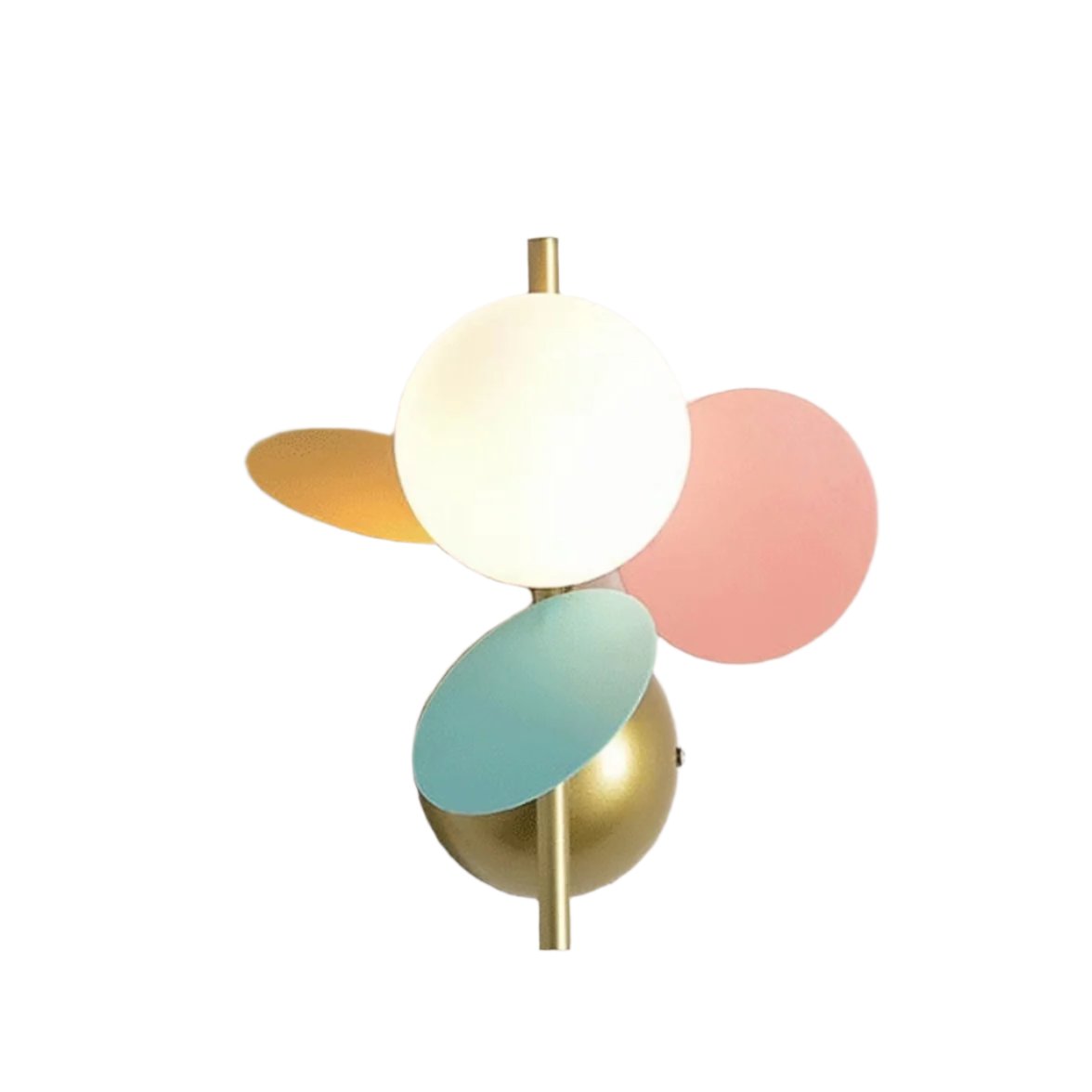 Stylish Art Colorful Flower Wall Light