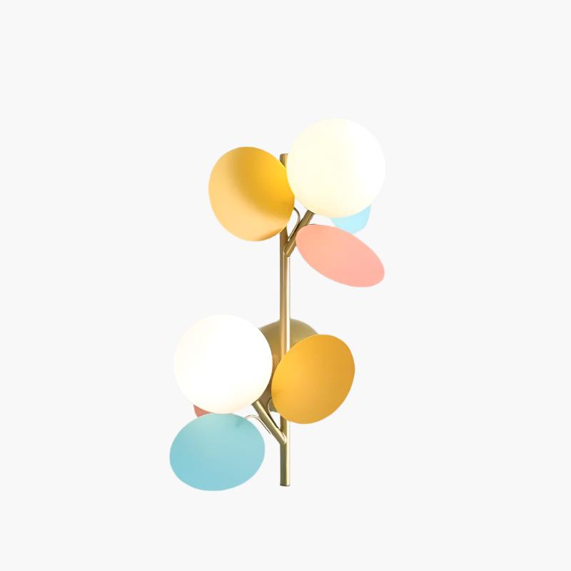 Stylish Art Colorful Flower Wall Light