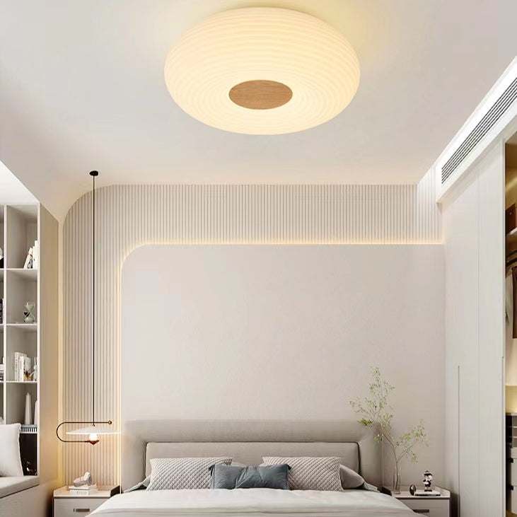 Contemporary Ripple Round LED Ceiling Light