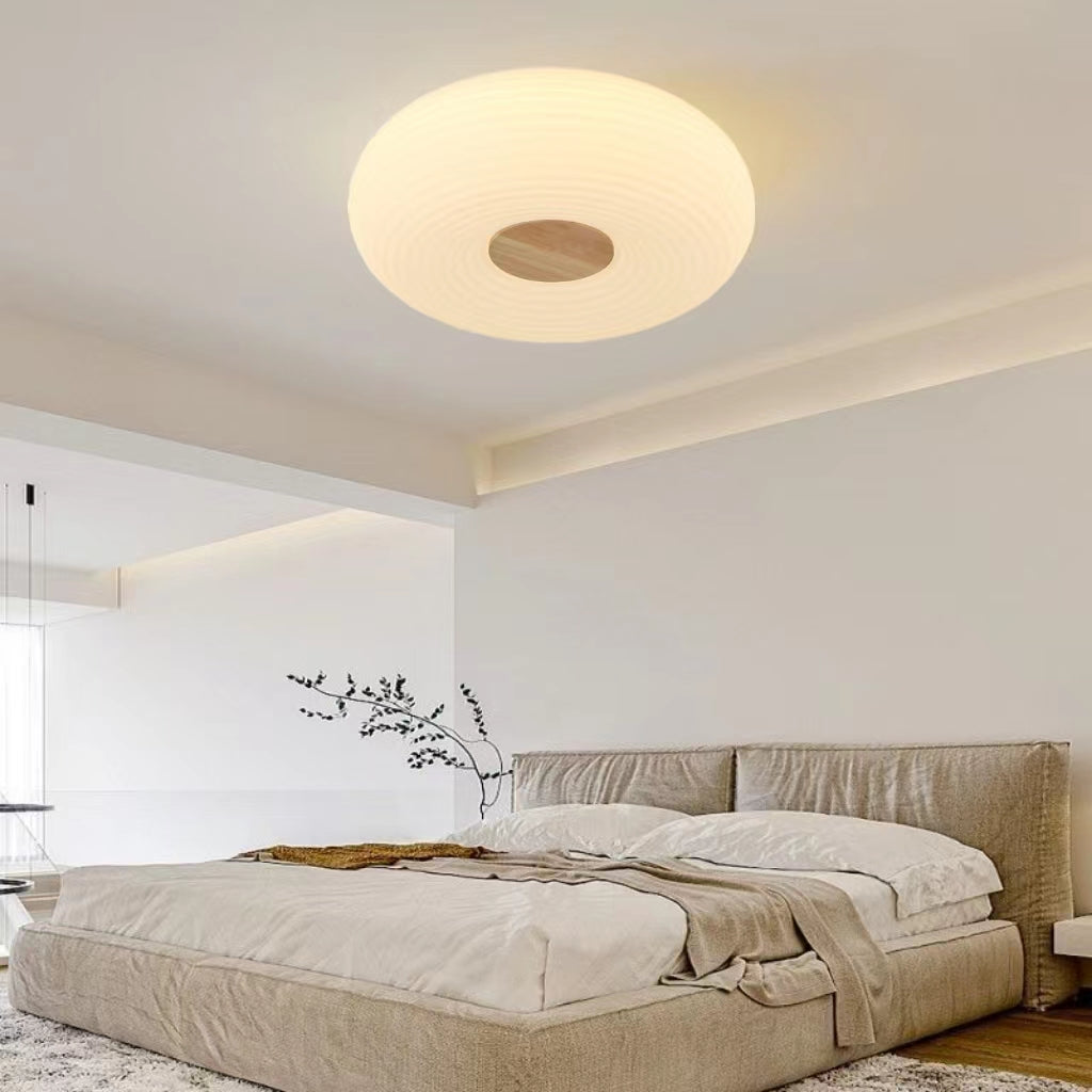 Contemporary Ripple Round LED Ceiling Light