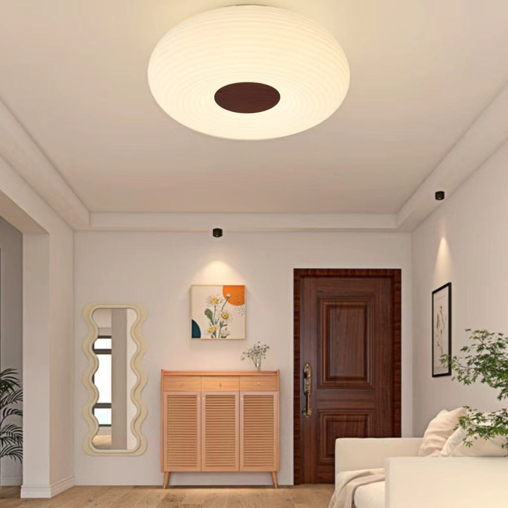 Contemporary Ripple Round LED Ceiling Light
