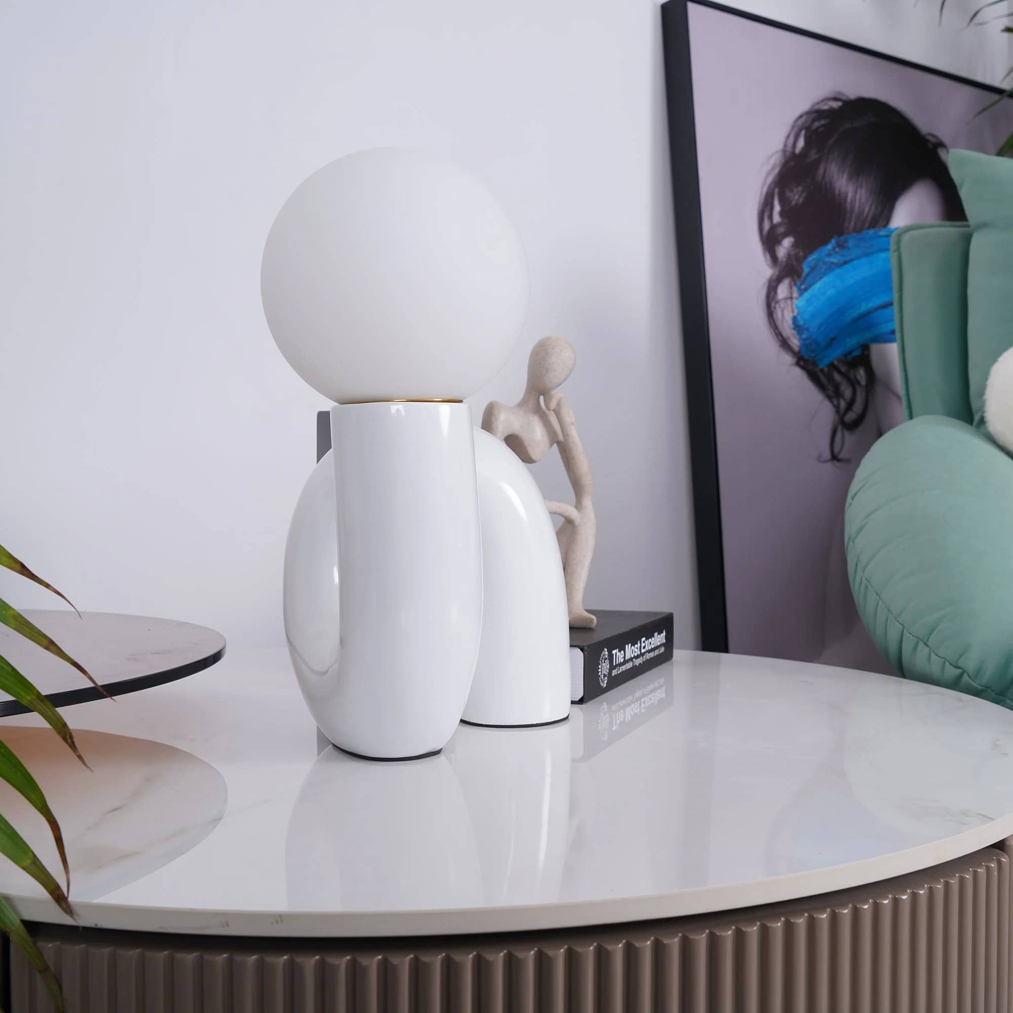 Modern Neotenic Art Deco Table Lamp