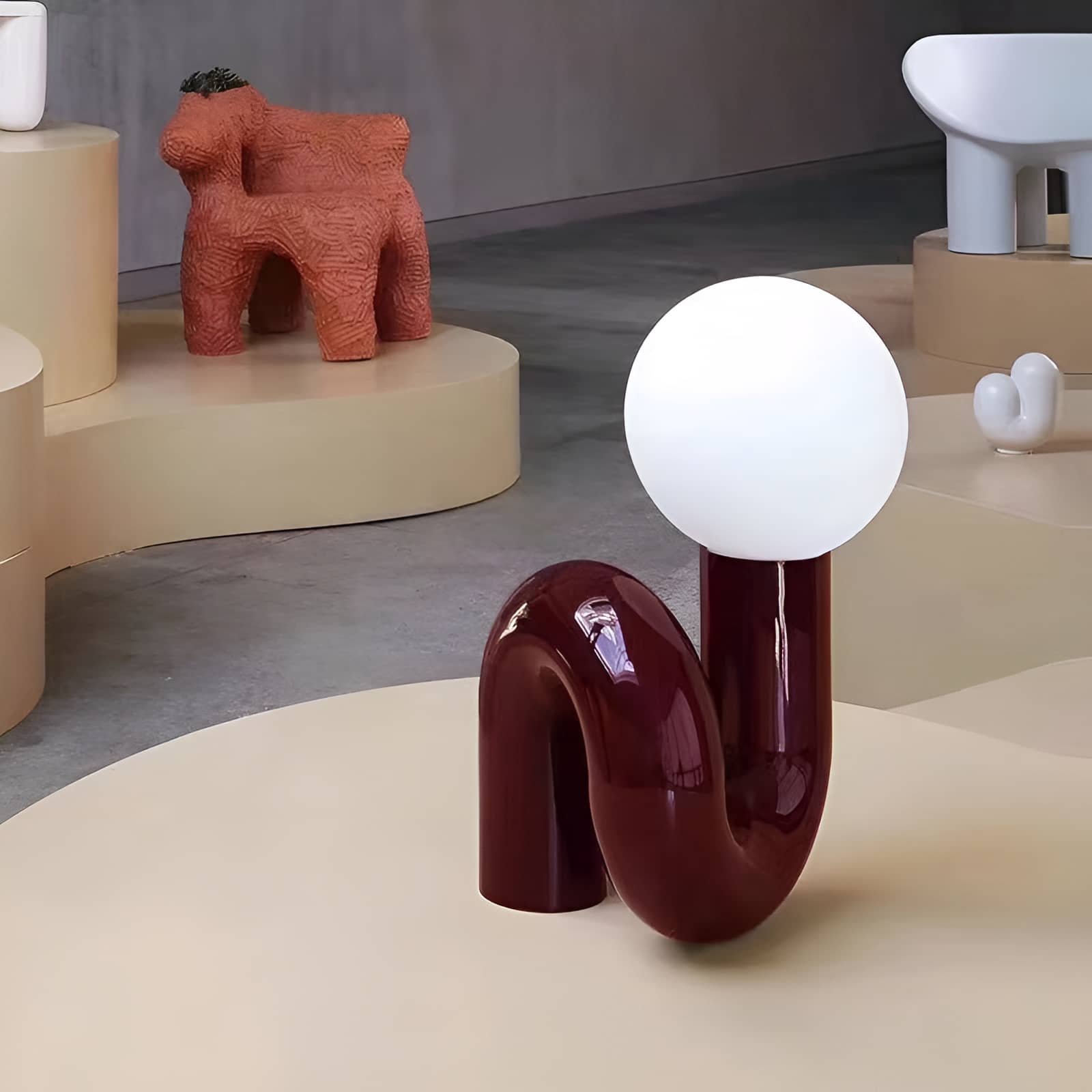 Modern Neotenic Art Deco Table Lamp