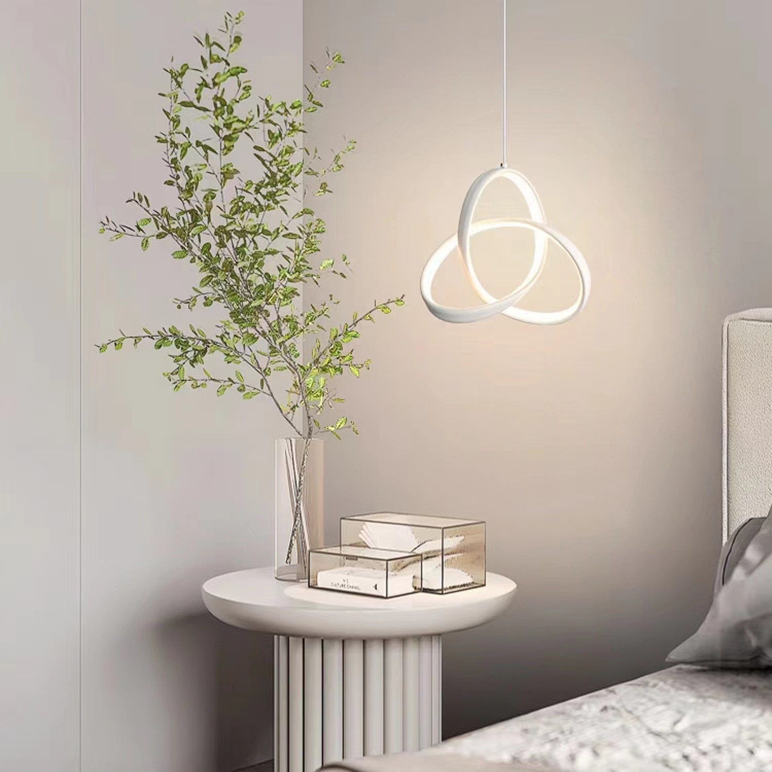 Modern Creative Ring Metal Pendant Light