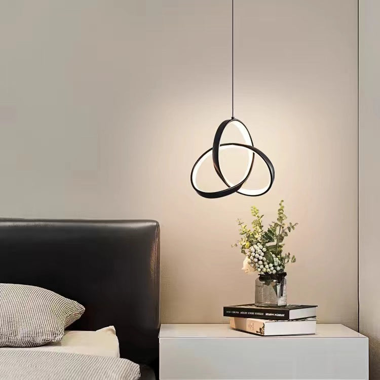 Modern Creative Ring Metal Pendant Light