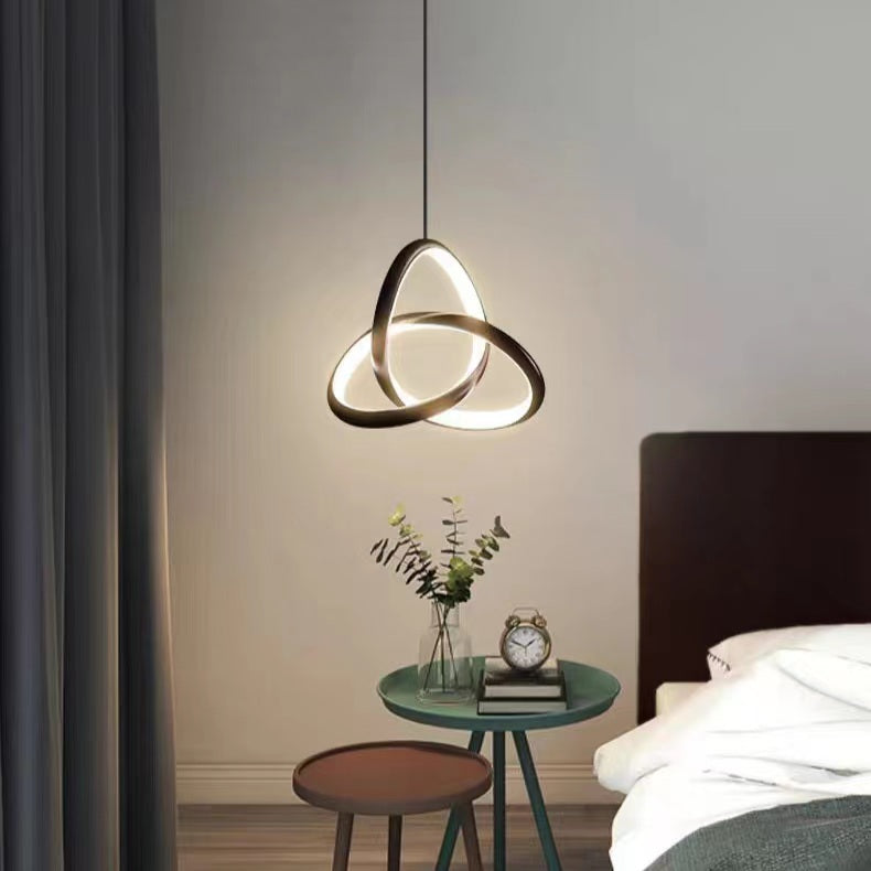 Modern Creative Ring Metal Pendant Light