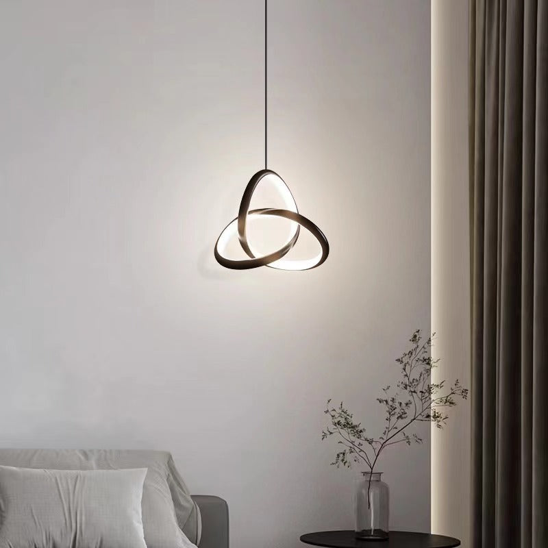 Modern Creative Ring Metal Pendant Light