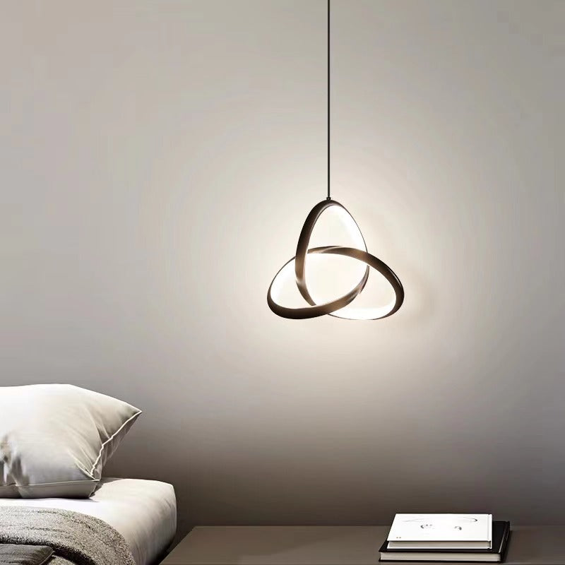 Modern Creative Ring Metal Pendant Light