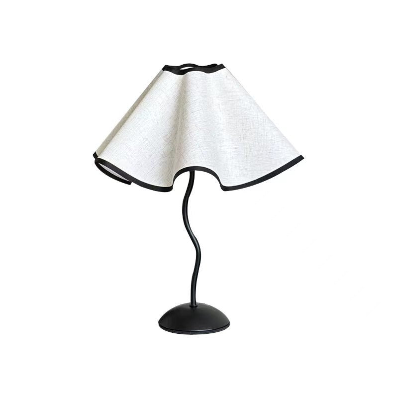 Modern Fabric Art Deco Black Table Lamp