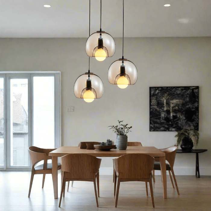 Modern Simple Glass Globe Pendant Light
