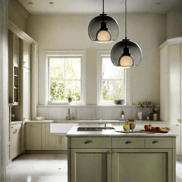 Modern Simple Glass Globe Pendant Light