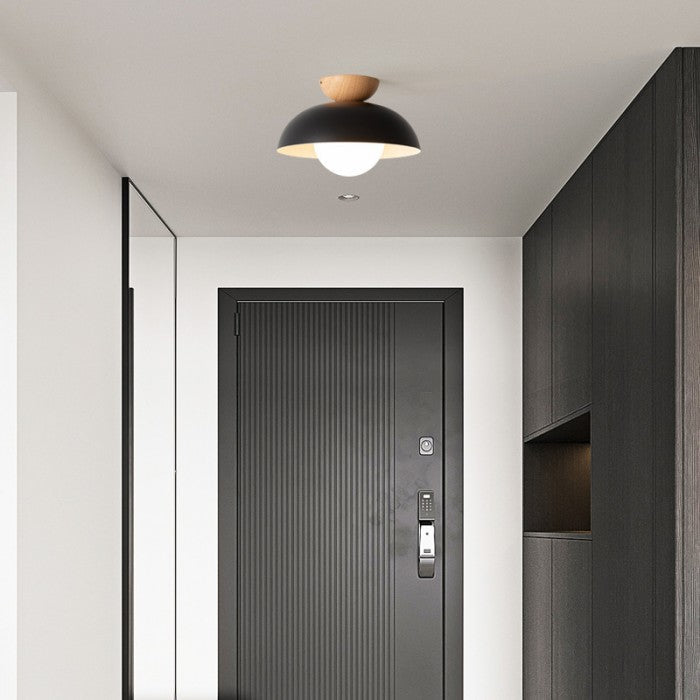 Modern Bowl Shaped Metal Ceiling Light