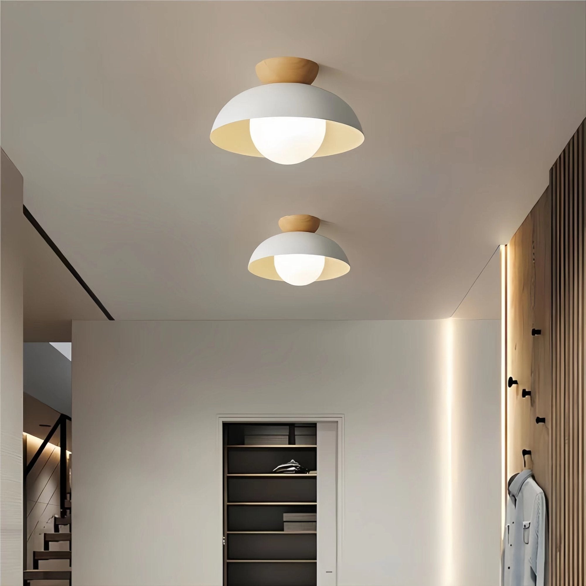 Modern Bowl Shaped Metal Ceiling Light