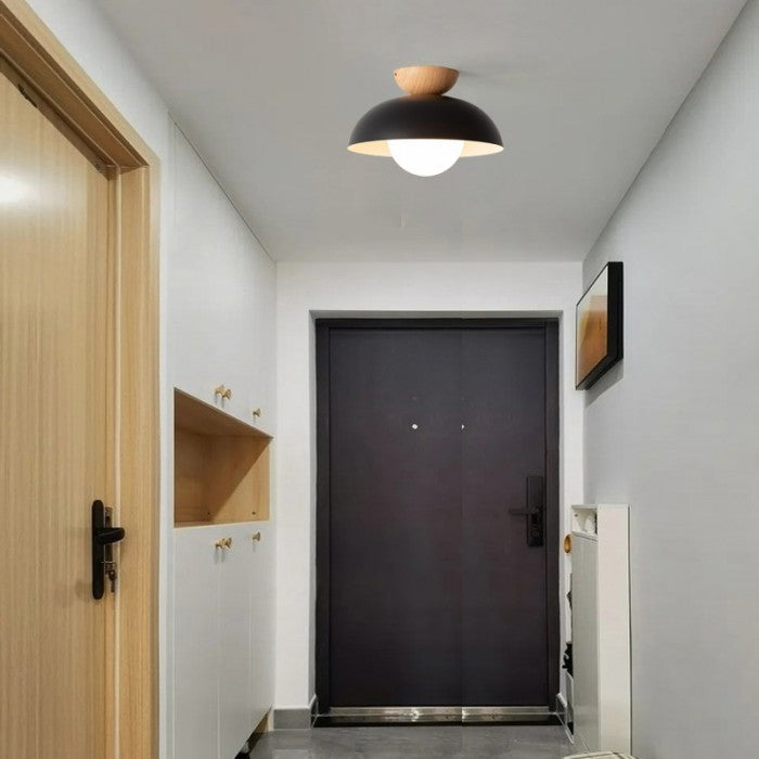 Modern Bowl Shaped Metal Ceiling Light