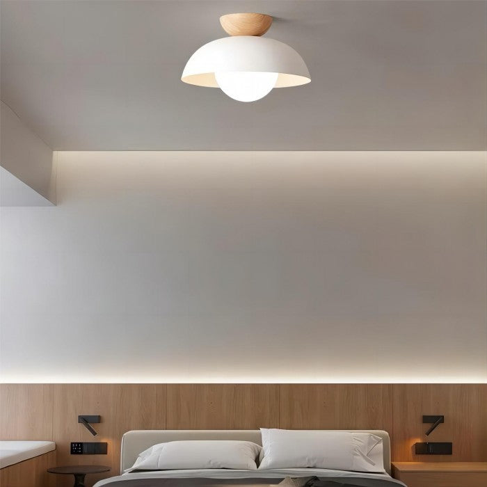 Modern Bowl Shaped Metal Ceiling Light
