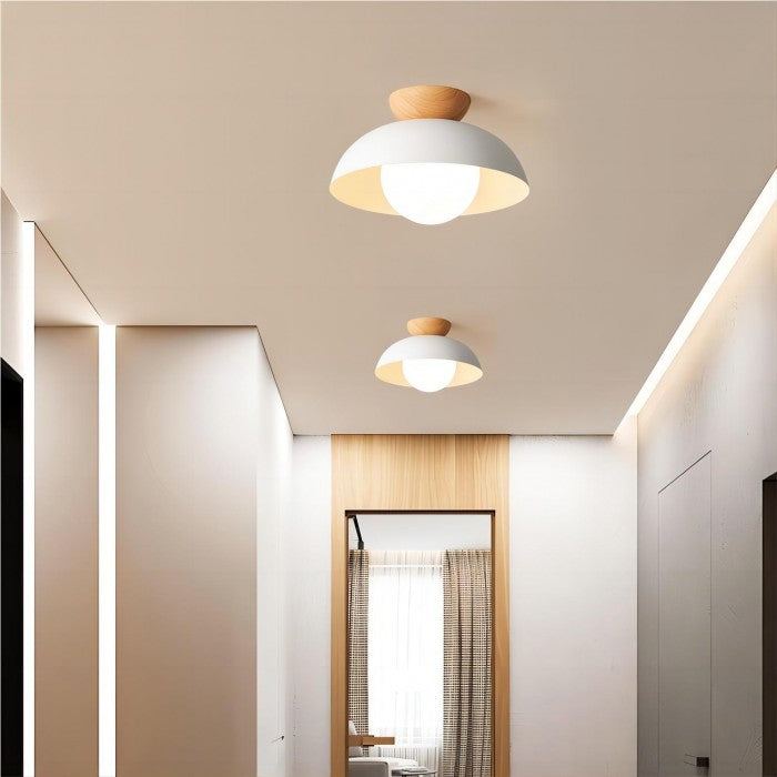 Modern Bowl Shaped Metal Ceiling Light