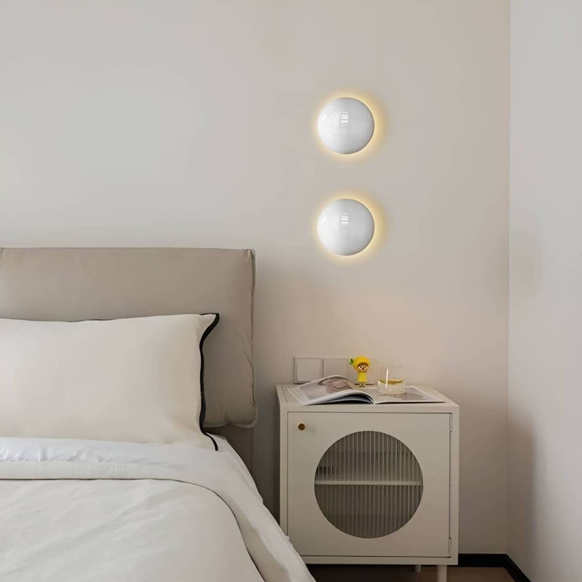 Bauhaus Minimalist Sphere Ambient Wall Light