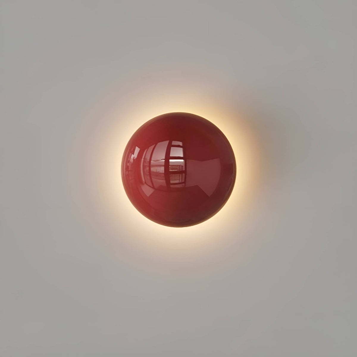 Bauhaus Minimalist Sphere Ambient Wall Light