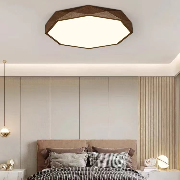 Modern Minimalist Octagon LED Ceiling Light