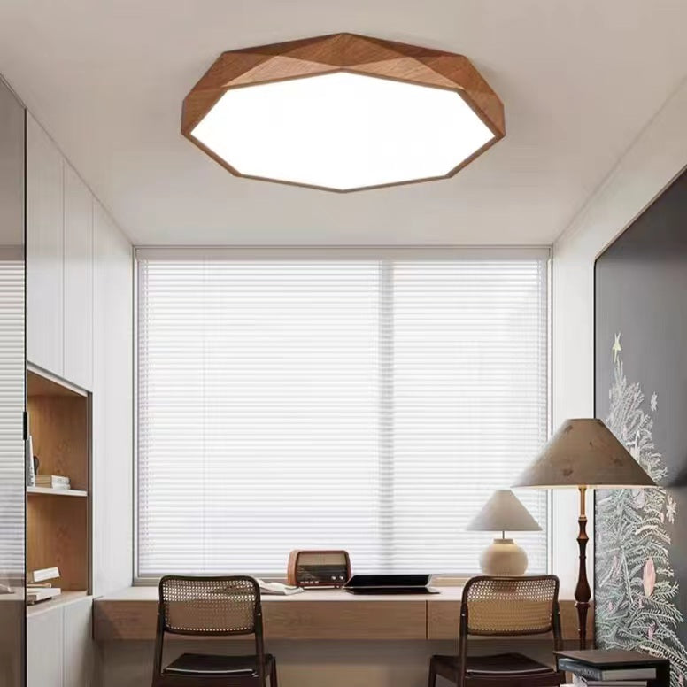 Modern Minimalist Octagon LED Ceiling Light