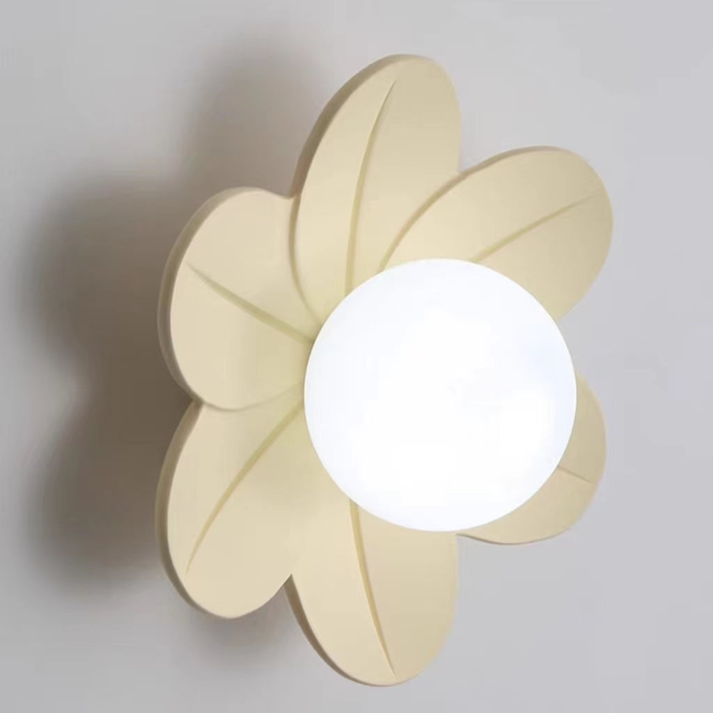 Modern Macaron Resin Cream Flower Ceiling Light