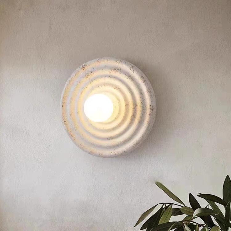 Modern Artistic Resin Circular Wall Light