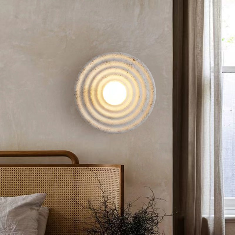 Modern Artistic Resin Circular Wall Light