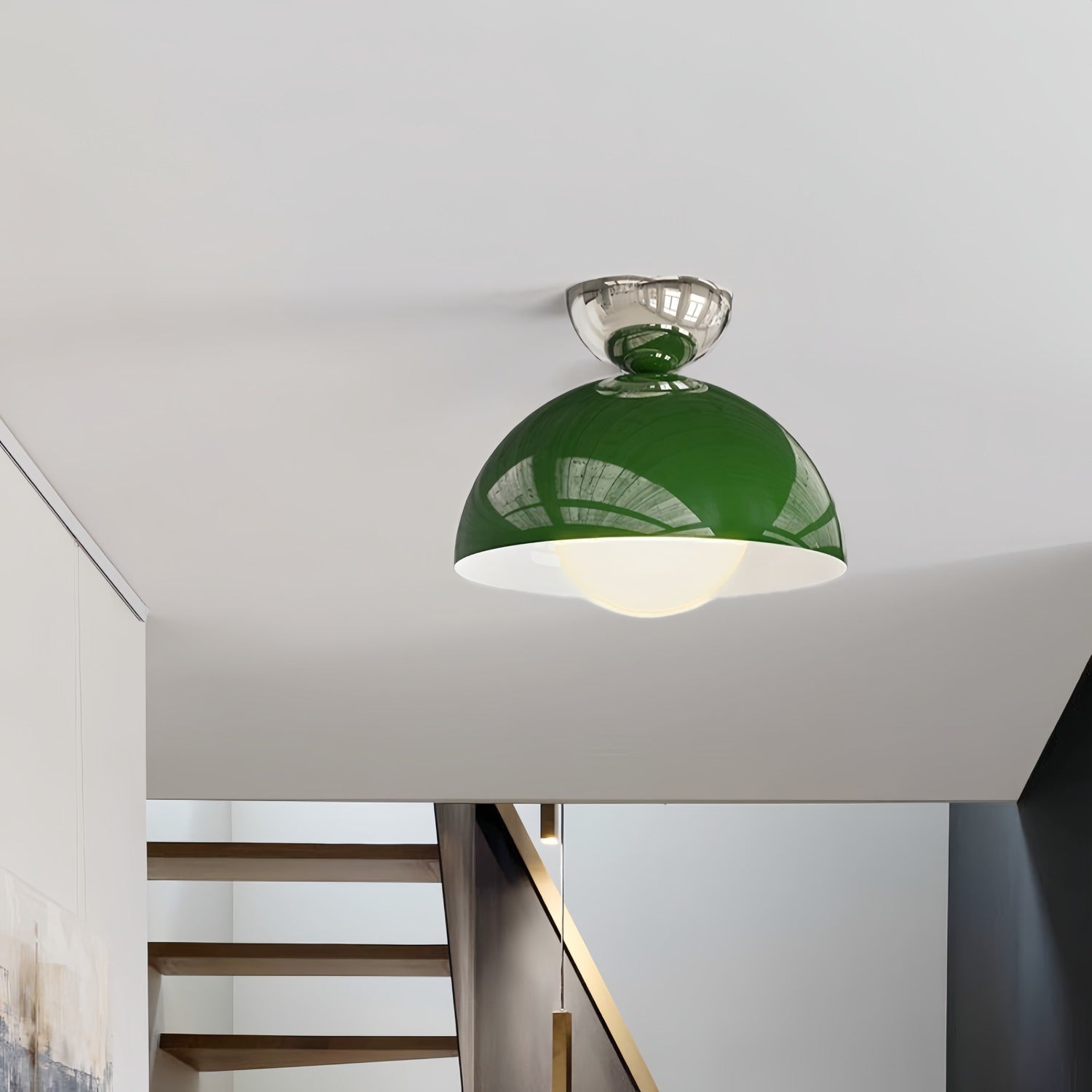 Bauhaus Dome Industrial Metal Ceiling Light