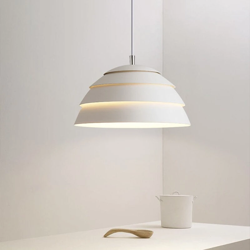 Modern Bauhaus Metal Dome Pendant Light