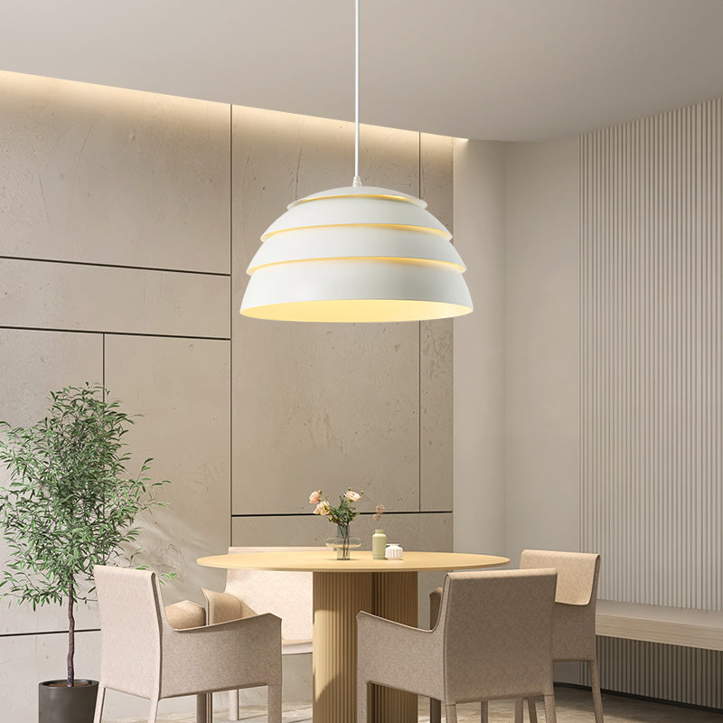 Modern Bauhaus Metal Dome Pendant Light
