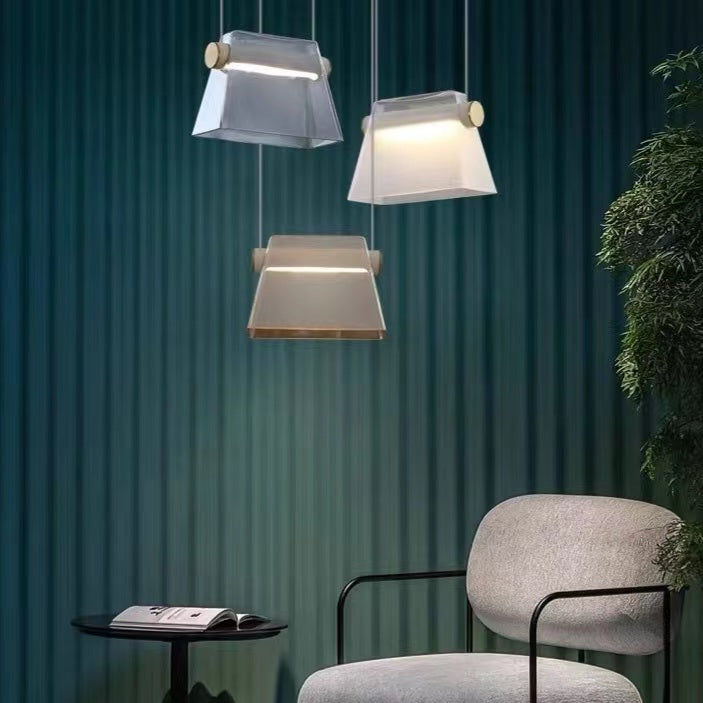 Modern Cowbell LED Handbag Shaped Pendant Light