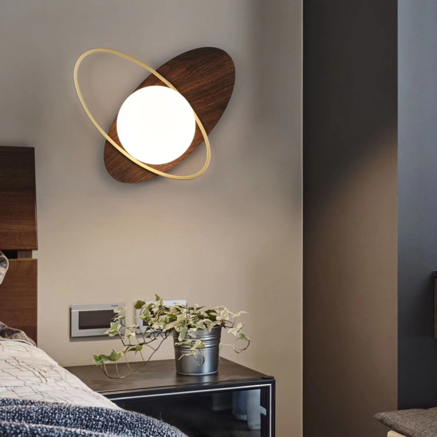 Modern Creative Cross Oval Wall Lamp