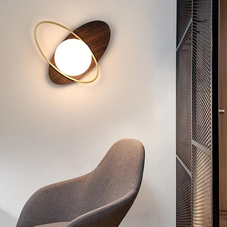 Modern Creative Cross Oval Wall Lamp
