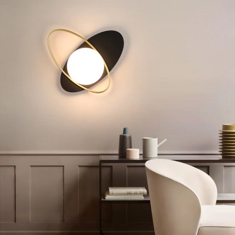Modern Creative Cross Oval Wall Lamp