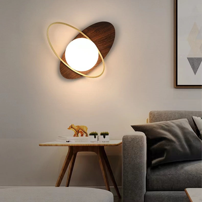 Modern Creative Cross Oval Wall Lamp