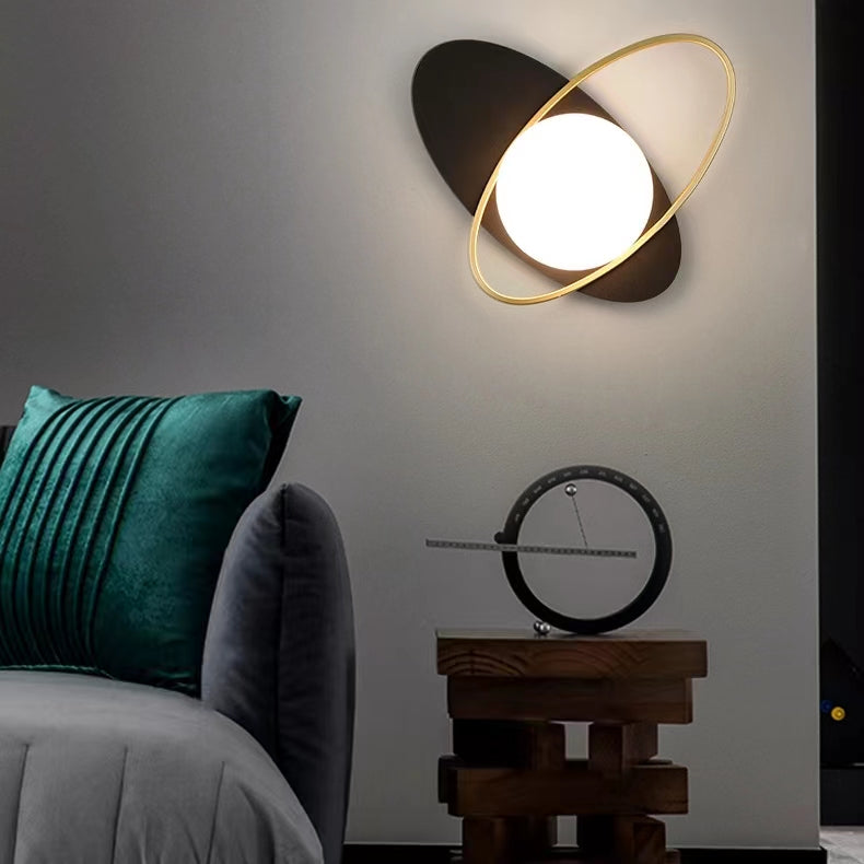 Modern Creative Cross Oval Wall Lamp