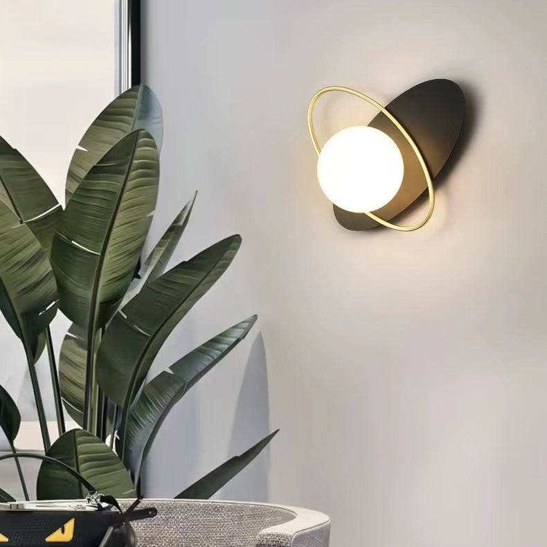 Modern Creative Cross Oval Wall Lamp
