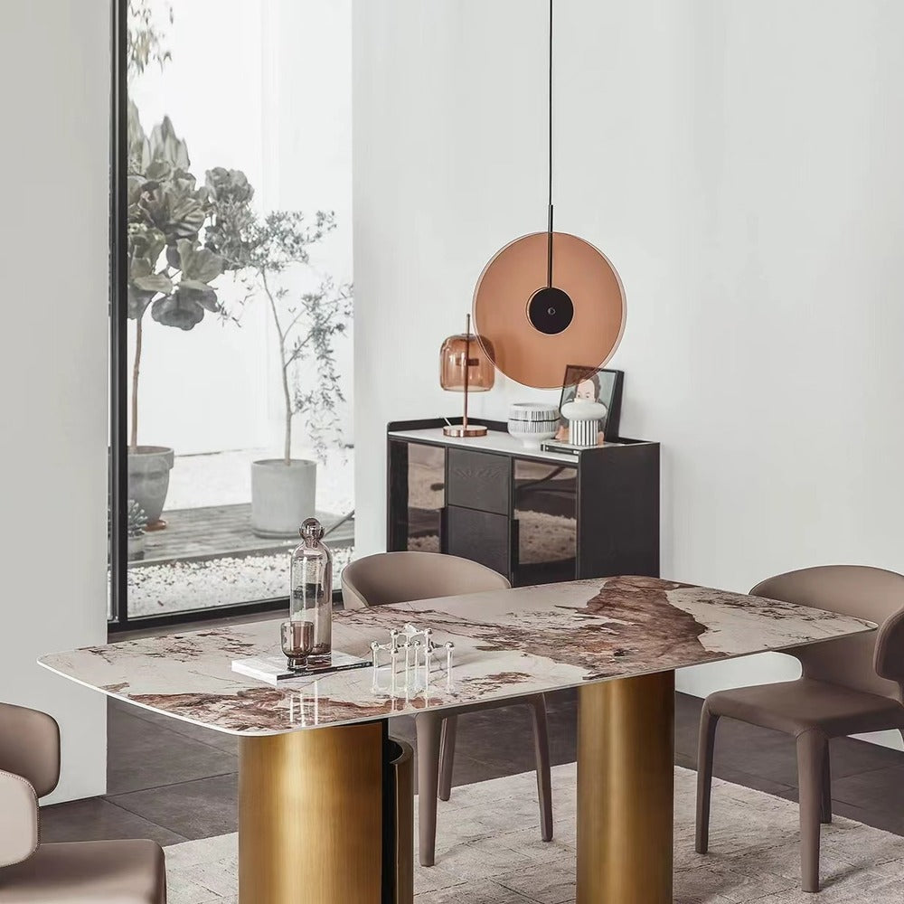 Modern Creative Double Disc Pendant Light