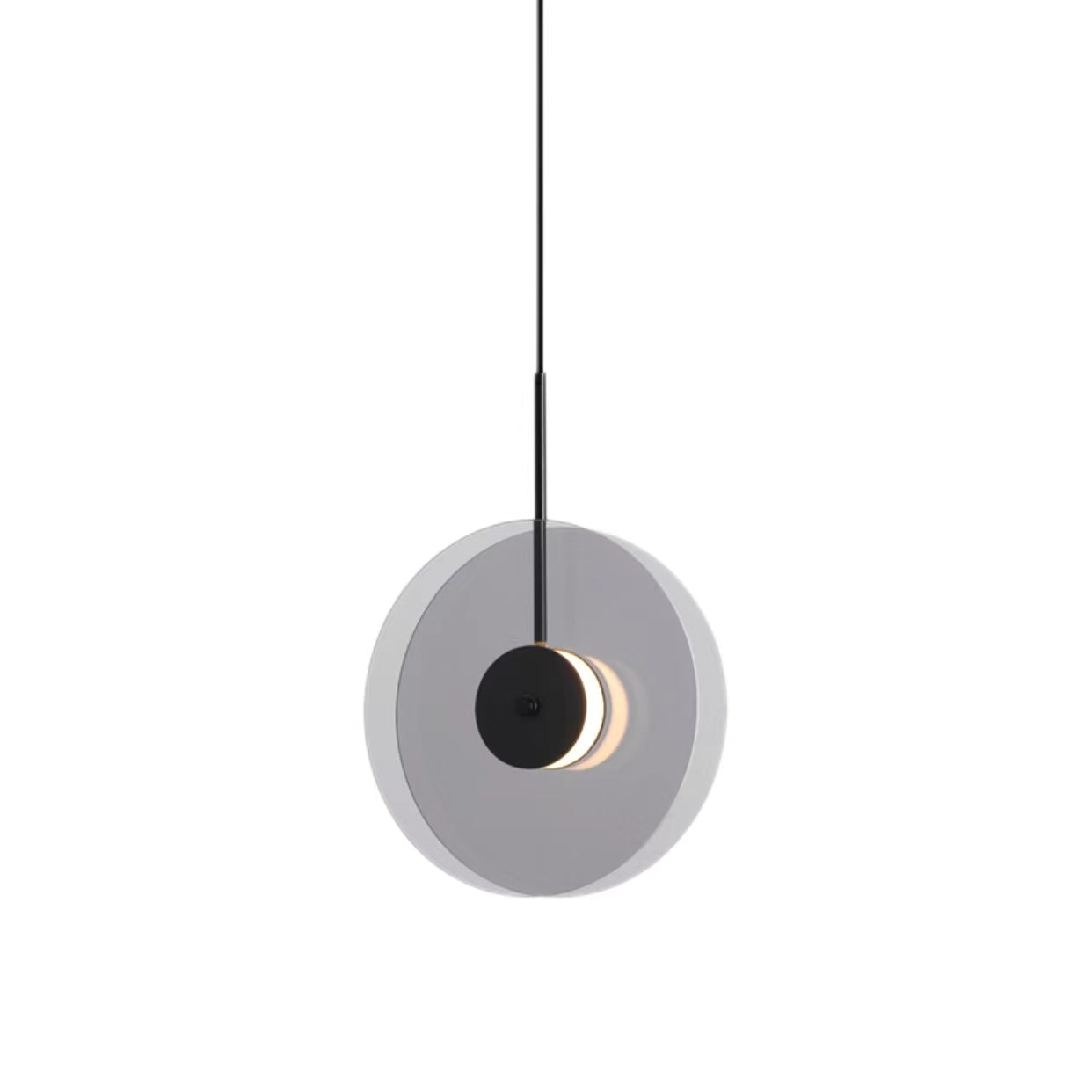 Modern Creative Double Disc Pendant Light