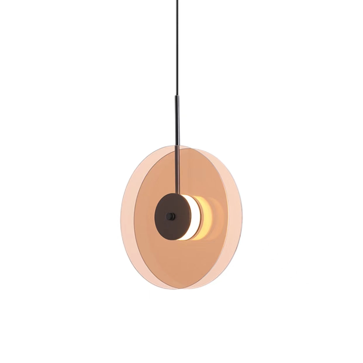 Modern Creative Double Disc Pendant Light