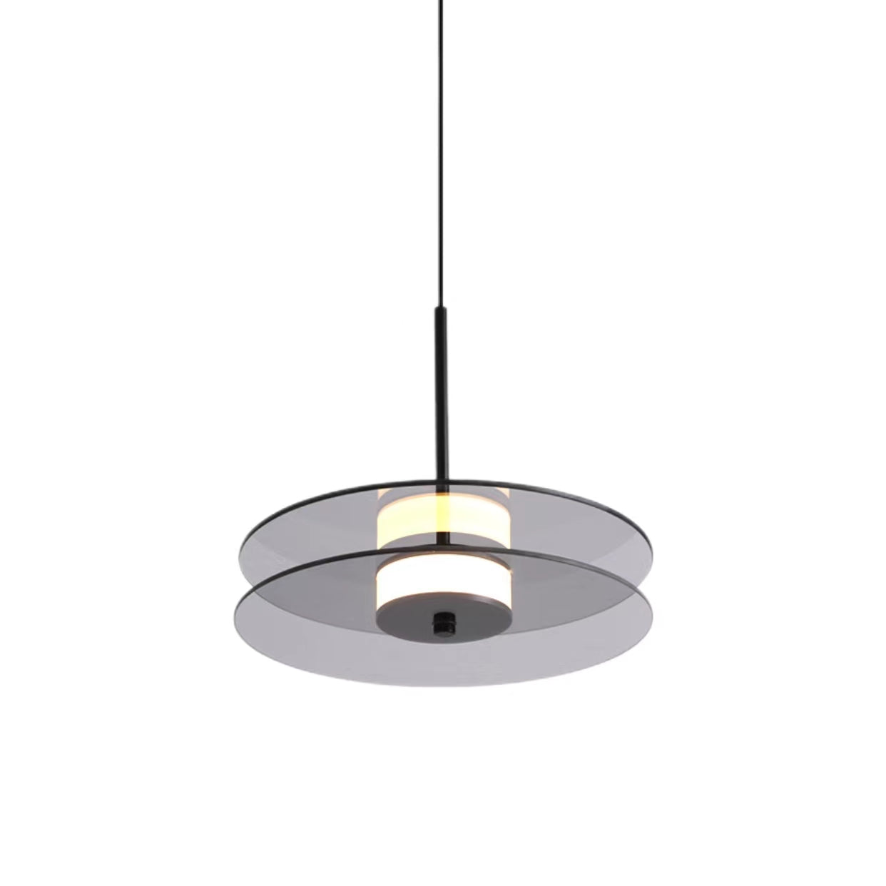 Modern Creative Double Disc Pendant Light