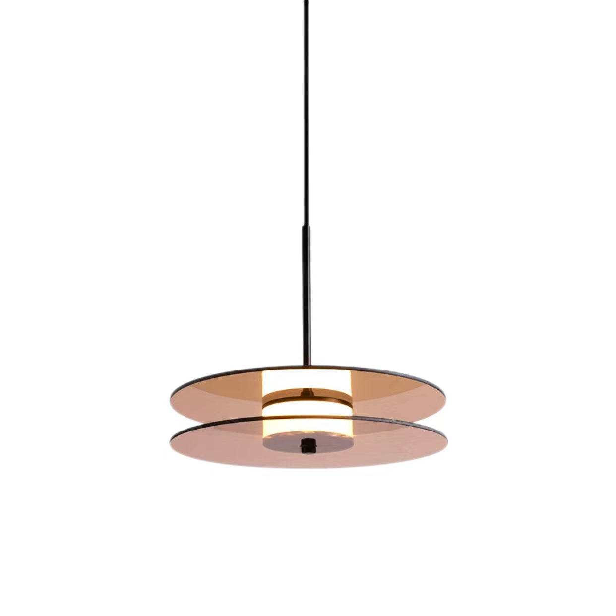 Modern Creative Double Disc Pendant Light