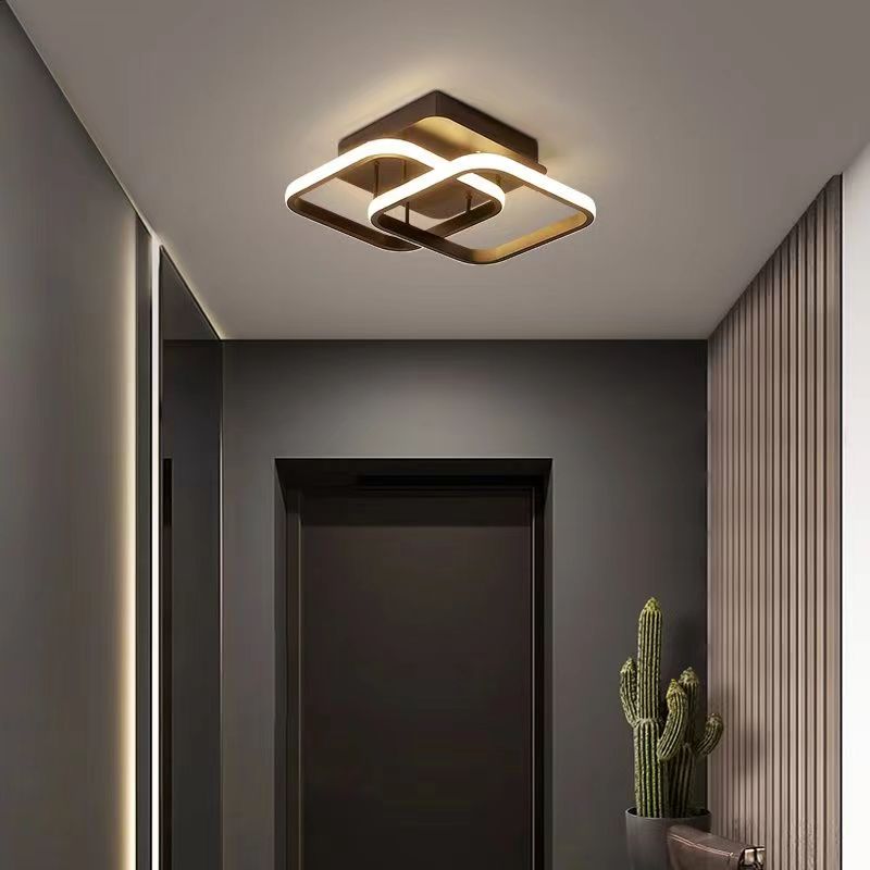 Modern LED Double Ring Ceiling Light