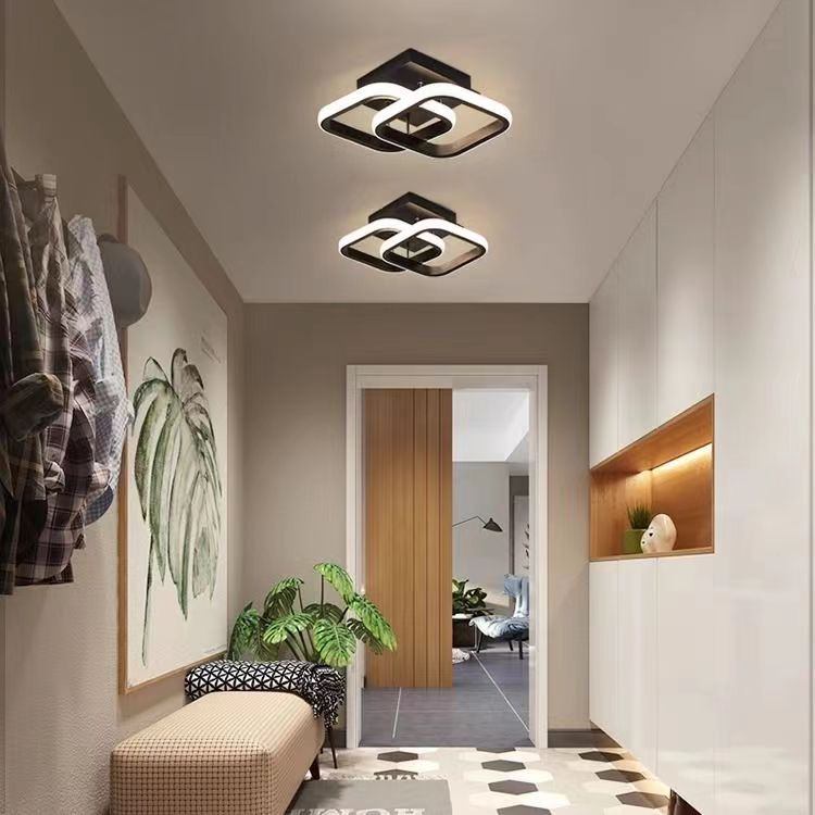 Modern LED Double Ring Ceiling Light