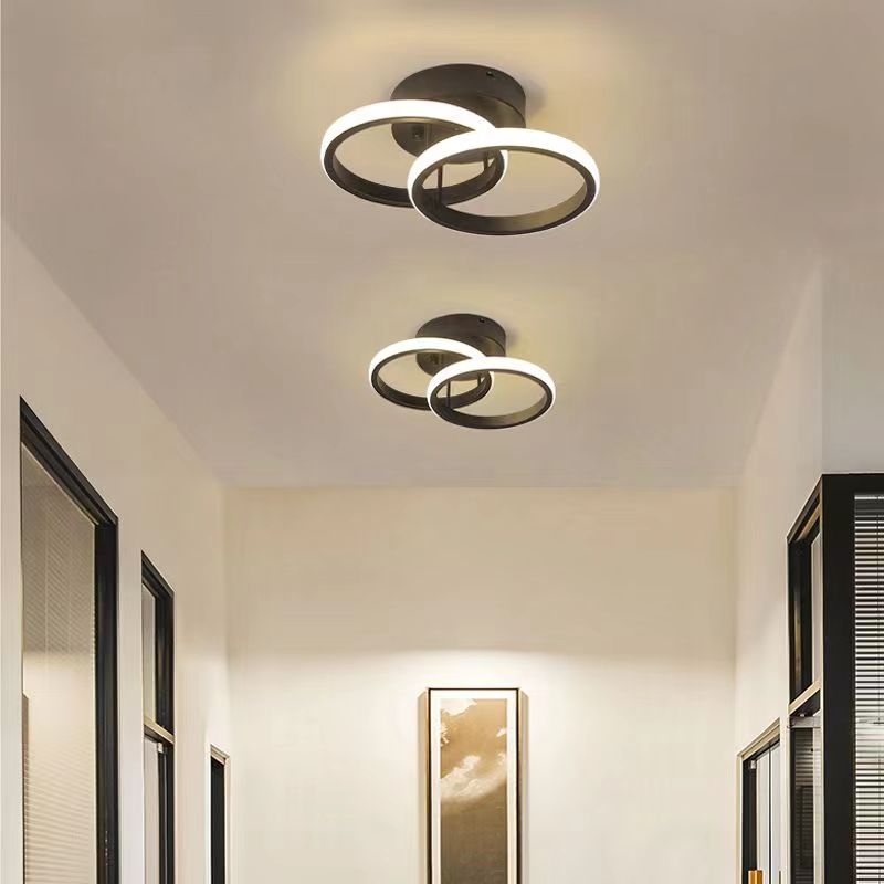 Modern LED Double Ring Ceiling Light