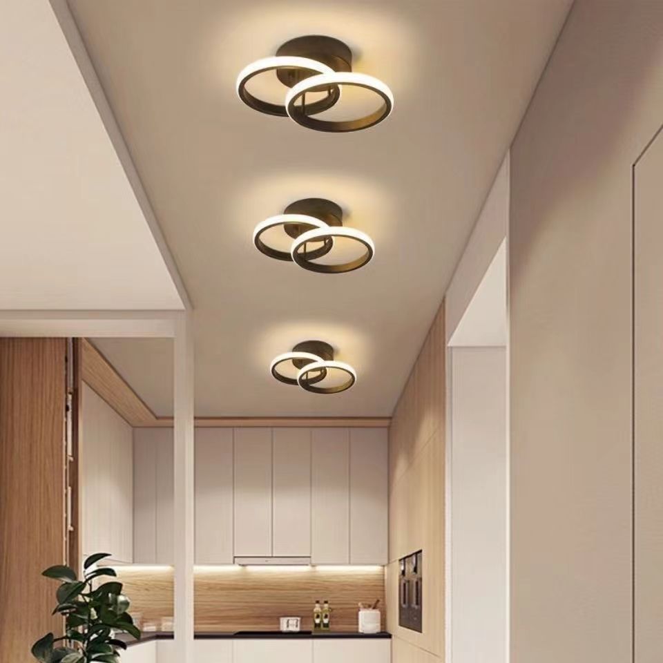 Modern LED Double Ring Ceiling Light
